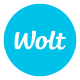 Wolt Lieferdienst Logo